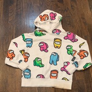 Zara Multicolor Cartoon Print Kids Hoodie